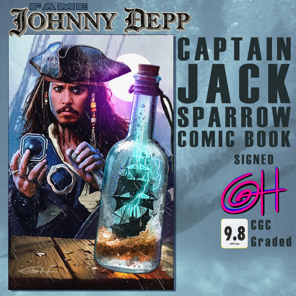 FAME: Johnny Depp "Captain Jack Sparrow" Cover Options