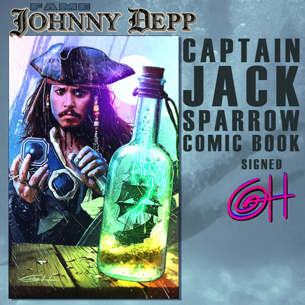FAME: Johnny Depp "Captain Jack Sparrow" Cover Options