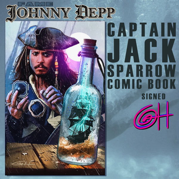 FAME: Johnny Depp "Captain Jack Sparrow" Cover Options
