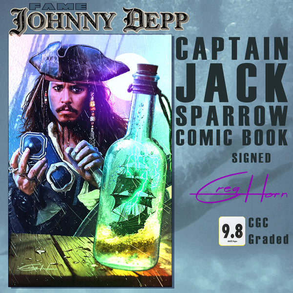 FAME: Johnny Depp "Captain Jack Sparrow" Cover Options