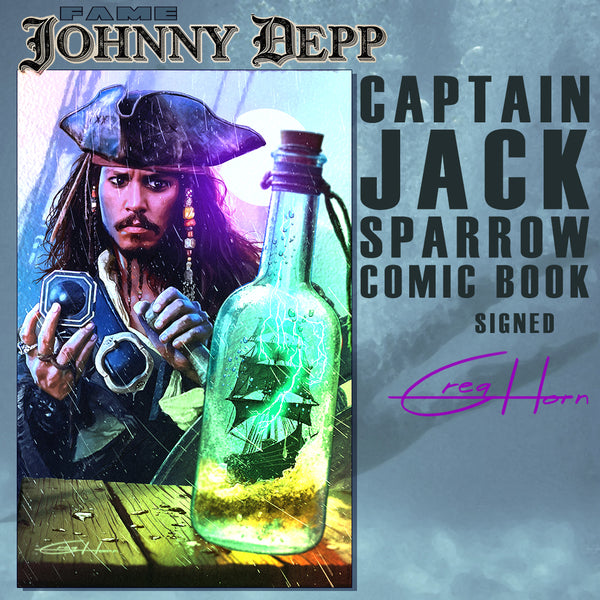 FAME: Johnny Depp "Captain Jack Sparrow" Cover Options