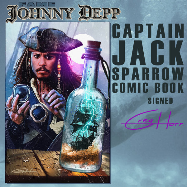 FAME: Johnny Depp "Captain Jack Sparrow" Cover Options