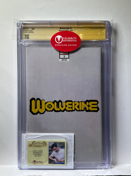 Cover A Dual-Signed by Hugh Jackman & Greg Horn w/ Enhanced Signature 3.0 (Copy)