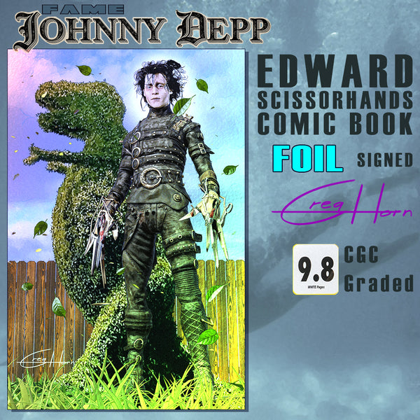 FAME: Johnny Depp "Happy Edward Scissorhands" Cover Options