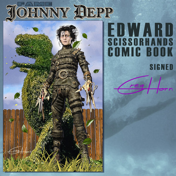 FAME: Johnny Depp "Happy Edward Scissorhands" Cover Options