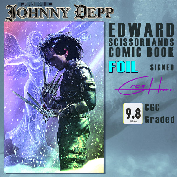 FAME: Johnny Depp "Sad Edward Scissorhands" Cover Options