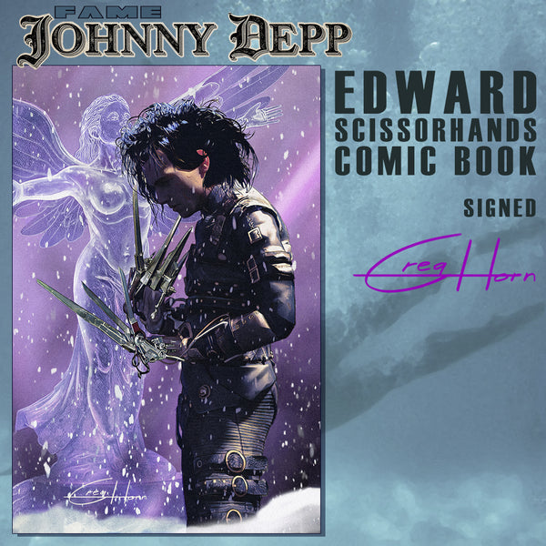 FAME: Johnny Depp "Sad Edward Scissorhands" Cover Options