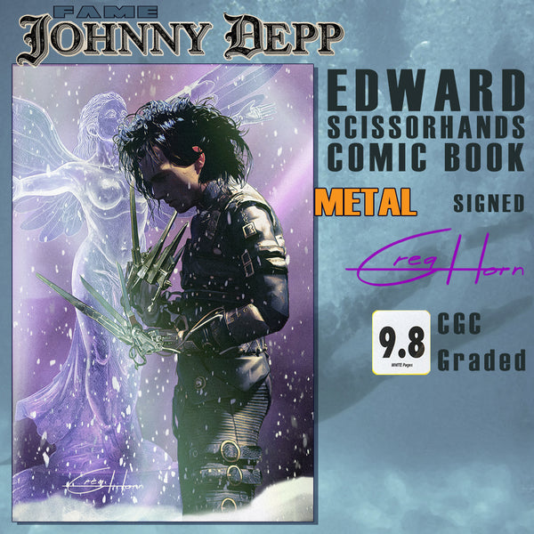 FAME: Johnny Depp "Sad Edward Scissorhands" Cover Options