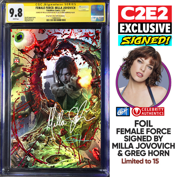 Female Force: Milla Jovovich C2E2 Edition CGC Signature Series 9.8