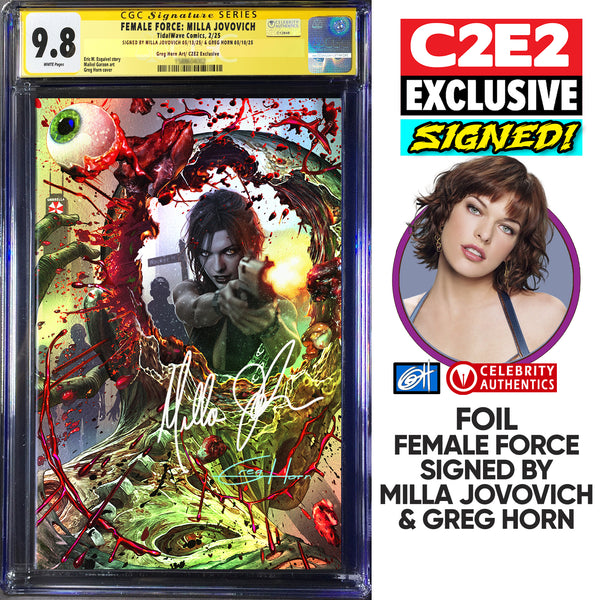Female Force: Milla Jovovich C2E2 Edition CGC Signature Series 9.8