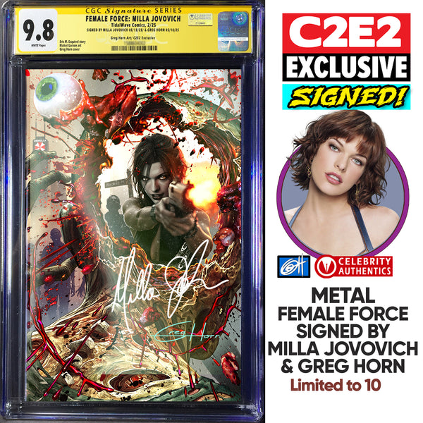 Female Force: Milla Jovovich C2E2 Edition CGC Signature Series 9.8