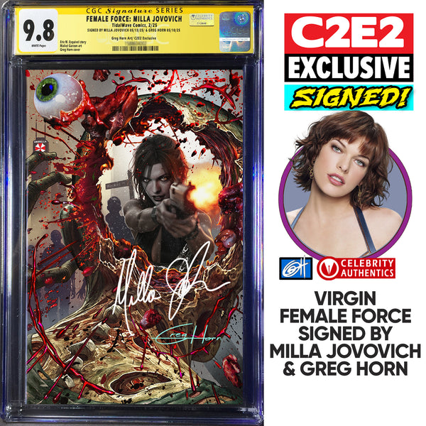 Female Force: Milla Jovovich C2E2 Edition CGC Signature Series 9.8