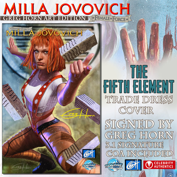Female Force: Milla Jovovich "The Fifth Element" Cover Raw/Ungraded Options