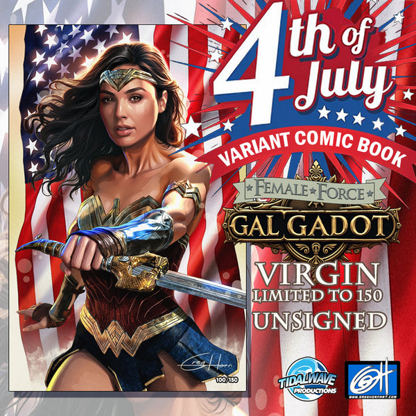 Female Force: Gal Gadot "July 4th" Raw Options
