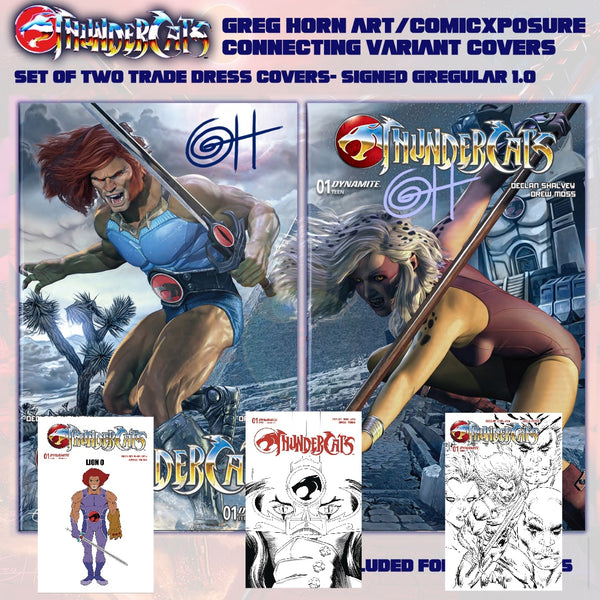 ThunderCats #1 TRADE DRESS Sets & Incentive Covers