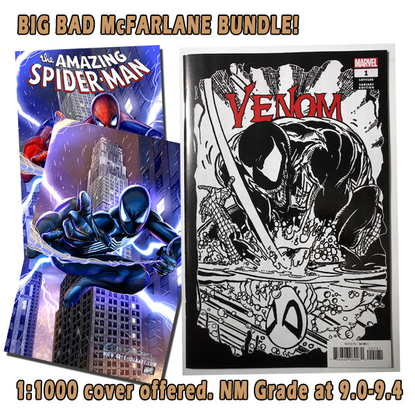 Bundle with 1:1000 Todd McFarlane Venom #1 retailer incentive cover - In stock now.