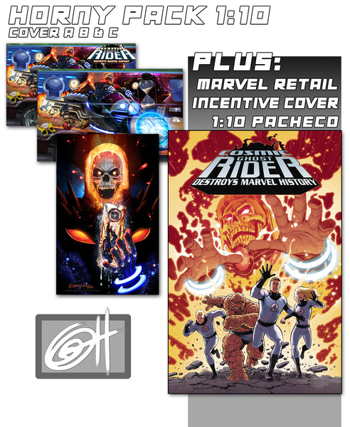 Cosmic Ghost Rider Destroys Marvel History # 1 A Greg Horn Art Store/Convention Exclusive Variants!