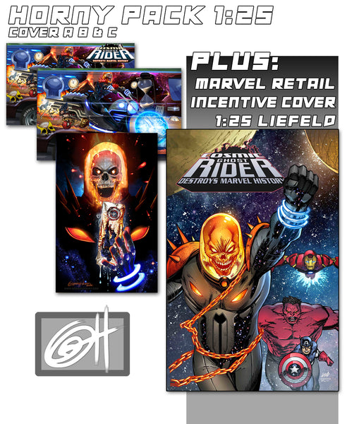 Cosmic Ghost Rider Destroys Marvel History # 1 A Greg Horn Art Store/Convention Exclusive Variants!
