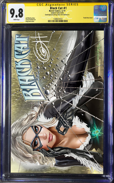 Black Cat # 1 ComicXposure Greg Horn Art Exclusive Variant CGC 9.8