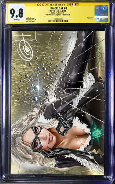 Black Cat # 1 ComicXposure Greg Horn Art Exclusive Variant CGC 9.8
