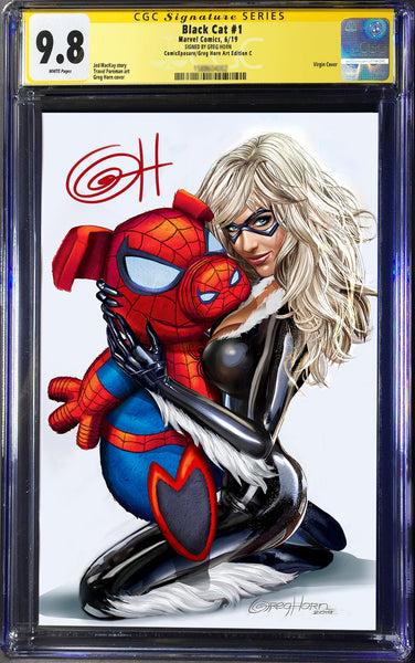 Black Cat # 1 ComicXposure Greg Horn Art Exclusive Variant CGC 9.8