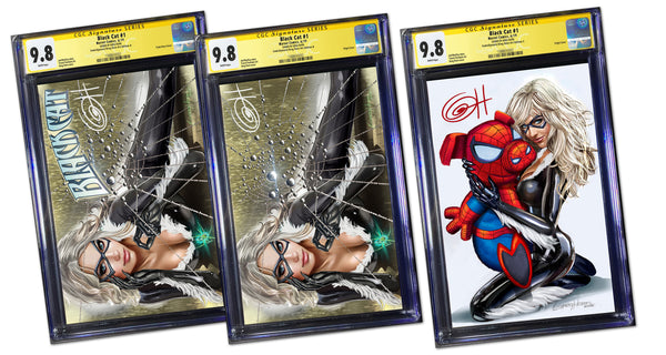 Black Cat # 1 ComicXposure Greg Horn Art Exclusive Variant CGC 9.8