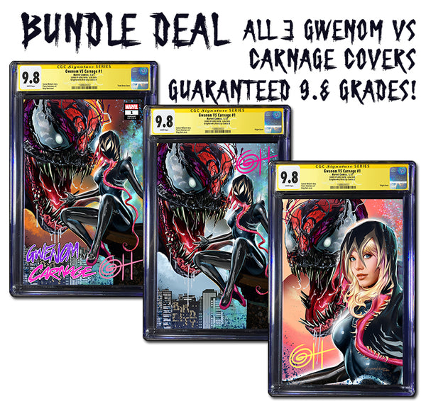King in Black: Gwenom vs Carnage # 1 - A Greg Horn Art/Bird City Comics Exclusive CGC Signature Series Options