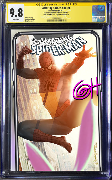 Amazing Spider-Man # 1 - A Bird City Comic/Greg Horn Art Exclusive Variant - CGC Signature Series Graded Options