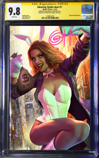 Amazing Spider-Man # 1 - A Bird City Comic/Greg Horn Art Exclusive Variant - CGC Signature Series Graded Options