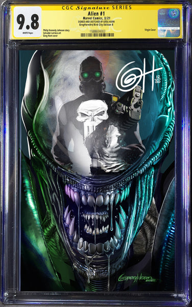 Alien # 1 - A Bird City Comics/Greg Horn Art Variant -CGC Signature Series Options