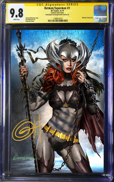 Batman/Superman # 1 - ComicXposure/Eastside Comics/Greg Horn Art CGC 9.8 Signature Series