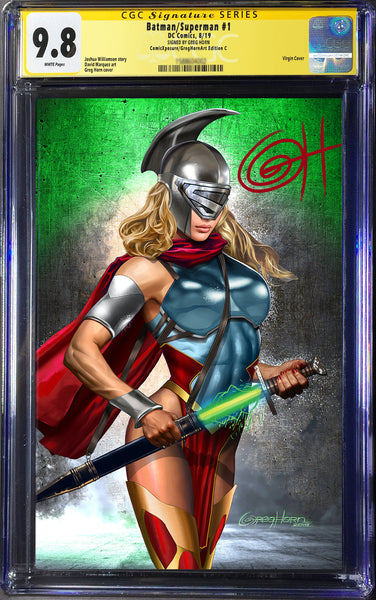 Batman/Superman # 1 - ComicXposure/Eastside Comics/Greg Horn Art CGC 9.8 Signature Series
