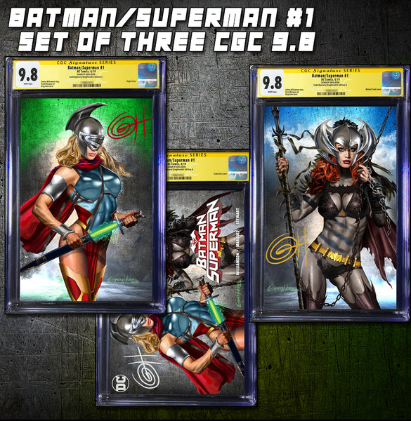 Batman/Superman # 1 - ComicXposure/Eastside Comics/Greg Horn Art CGC 9.8 Signature Series