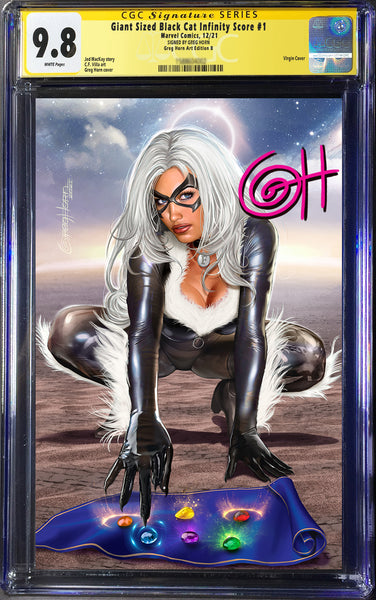 Giant Size Black Cat Infinity Score # 1 -  Greg Horn Art Exclusive - CGC Signature Series Options!
