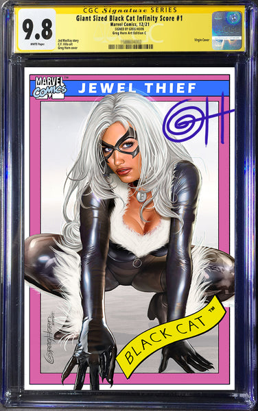Giant Size Black Cat Infinity Score # 1 -  Greg Horn Art Exclusive - CGC Signature Series Options!