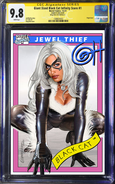 Giant Size Black Cat Infinity Score # 1 -  Greg Horn Art Exclusive - CGC Signature Series Options!