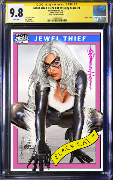 Giant Size Black Cat Infinity Score # 1 -  Greg Horn Art Exclusive - CGC Signature Series Options!