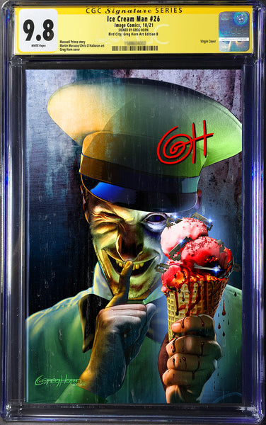 Ice Cream Man # 26 - A Greg Horn Art/Bird City Comics Exclusive - CGC Signature Series Options!