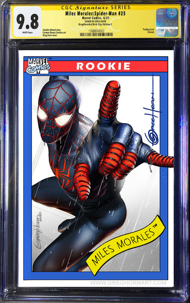 Miles Morales: Spider-Man # 25 - A Greg Horn Art/Bird City Comics/616 Comics CGC Signature Series Options