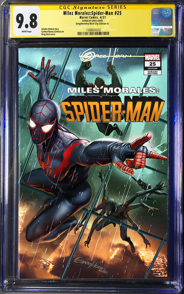 Miles Morales: Spider-Man # 25 - A Greg Horn Art/Bird City Comics/616 Comics CGC Signature Series Options