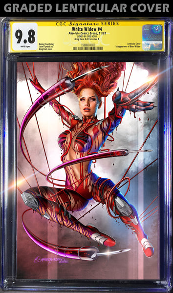 White Widow # 4 - A Greg Horn Art Store Exclusive Variant CGC 9.8 Signature Series