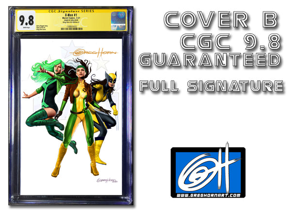 X-Men # 1 - A Greg Horn Art/Bird City Comics/616 Comics Exclusive Variant - CGC Signature Series Options