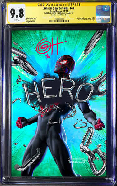 Amazing Spider-Man # 850 - Greg Horn Art CGC Signature Series Options
