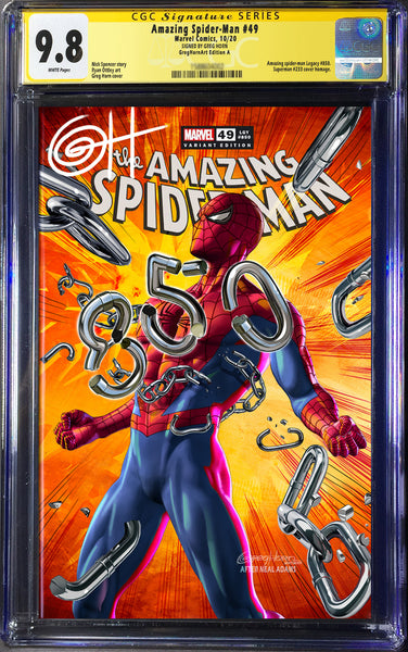 Amazing Spider-Man # 850 - Greg Horn Art CGC Signature Series Options