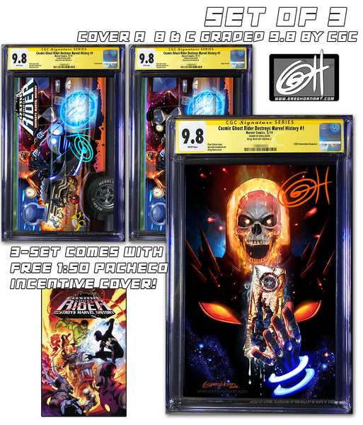 Cosmic Ghost Rider Destroys Marvel History # 1 A Greg Horn Art Store/Convention Exclusive CGC 9.8 Options