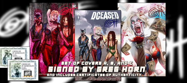 DCeased # 1 ComicXposure Greg Horn Art Exclusive Variants