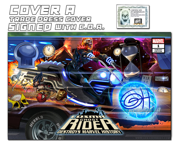 Cosmic Ghost Rider Destroys Marvel History # 1 A Greg Horn Art Store/Convention Exclusive Variants!