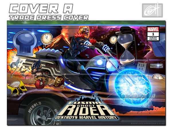 Cosmic Ghost Rider Destroys Marvel History # 1 A Greg Horn Art Store/Convention Exclusive Variants!