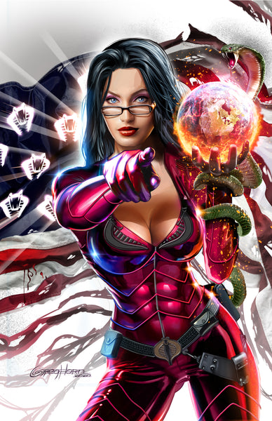 G.I. Joe The Baroness Wants You! - 13 x 19 - Limited Lithograph Dual Signed with CGC Option