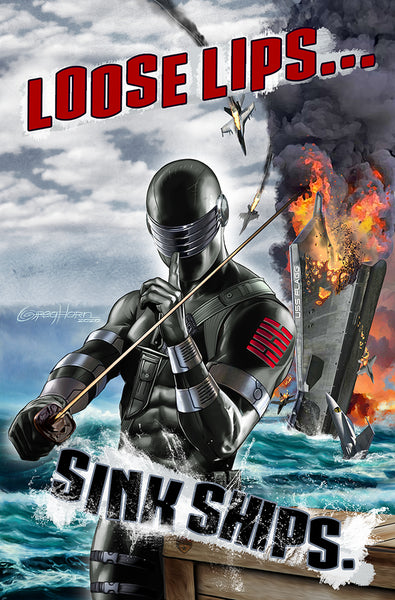 G.I. Joe The Baroness Wants You! - 13 x 19 - Limited Lithograph Dual Signed with CGC Option